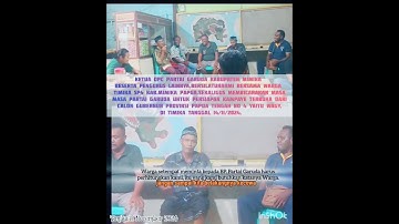 Kunjungan & Bersilaturahmi dari DPC Partai Garuda Kab.Mimika,kepada Warga setempat di SP4 Timika.