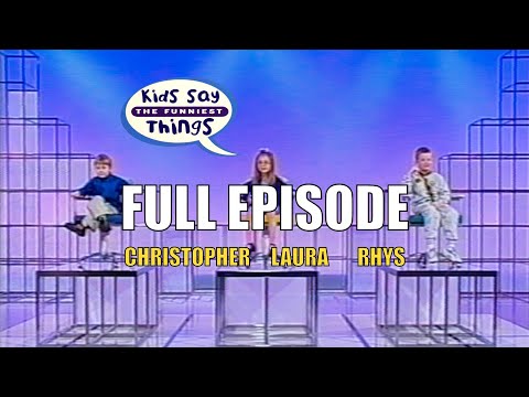 KIDS SAY THE FUNNIEST THINGS - FULL EPISODE - Christopher, Laura & Rhys - Michael Barrymore