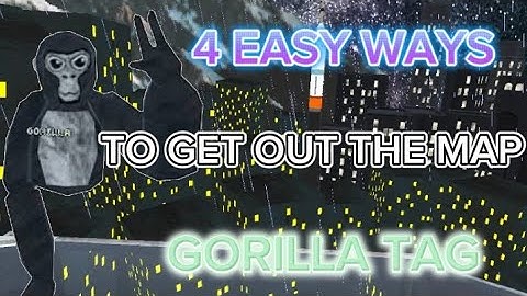 4 GAME BREAKING GLITCHES To Get Out The MAP! Gorilla Tag! #gorillatag #glitches #funny
