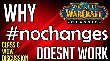 Why #nochanges Doesn