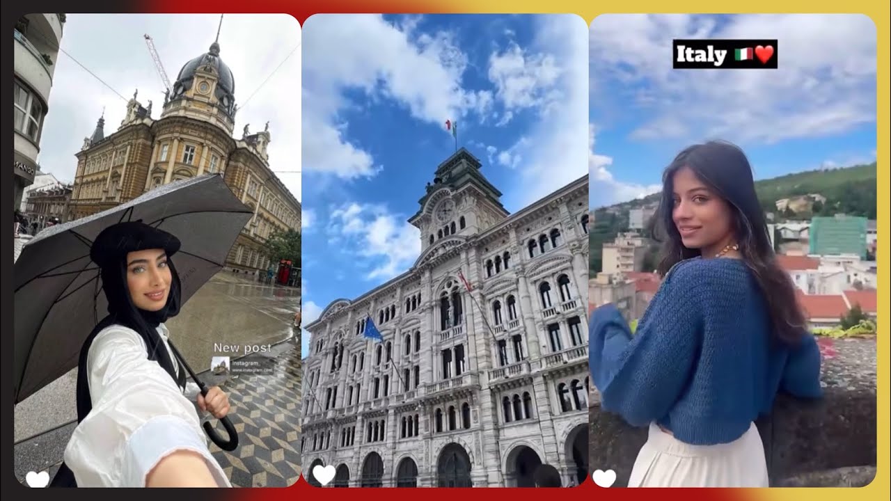 سنابات روان وريان فهمي - في ايطاليا🤩🔥