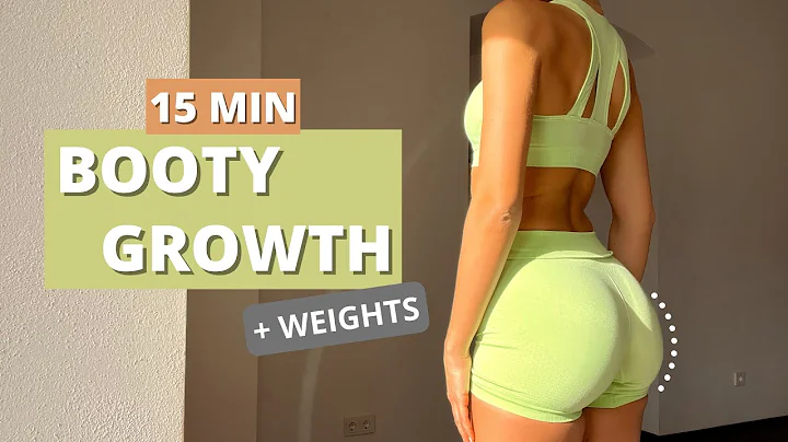 15 MIN. BOOTY GROWTH WORKOUT + WEIGHTS // Bubble Butt // make your booty grow | Mary Braun