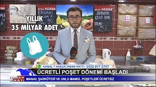 Alışverişte Ücretli Poşet Dönemi Başladı (25 Kuruş)