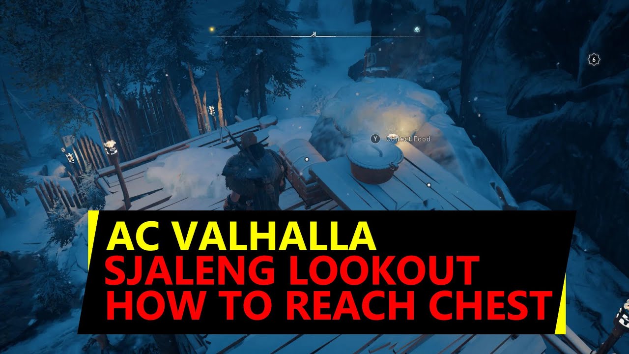 AC Valhalla Sjaleng Lookout How to reach chest Rygjafylke Wealth