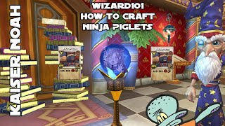 How to Craft Ninja Piglets in Wizard101