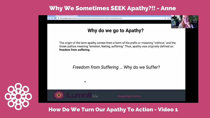 Why We Sometimes SEEK Apathy?!! - Anne Peterson