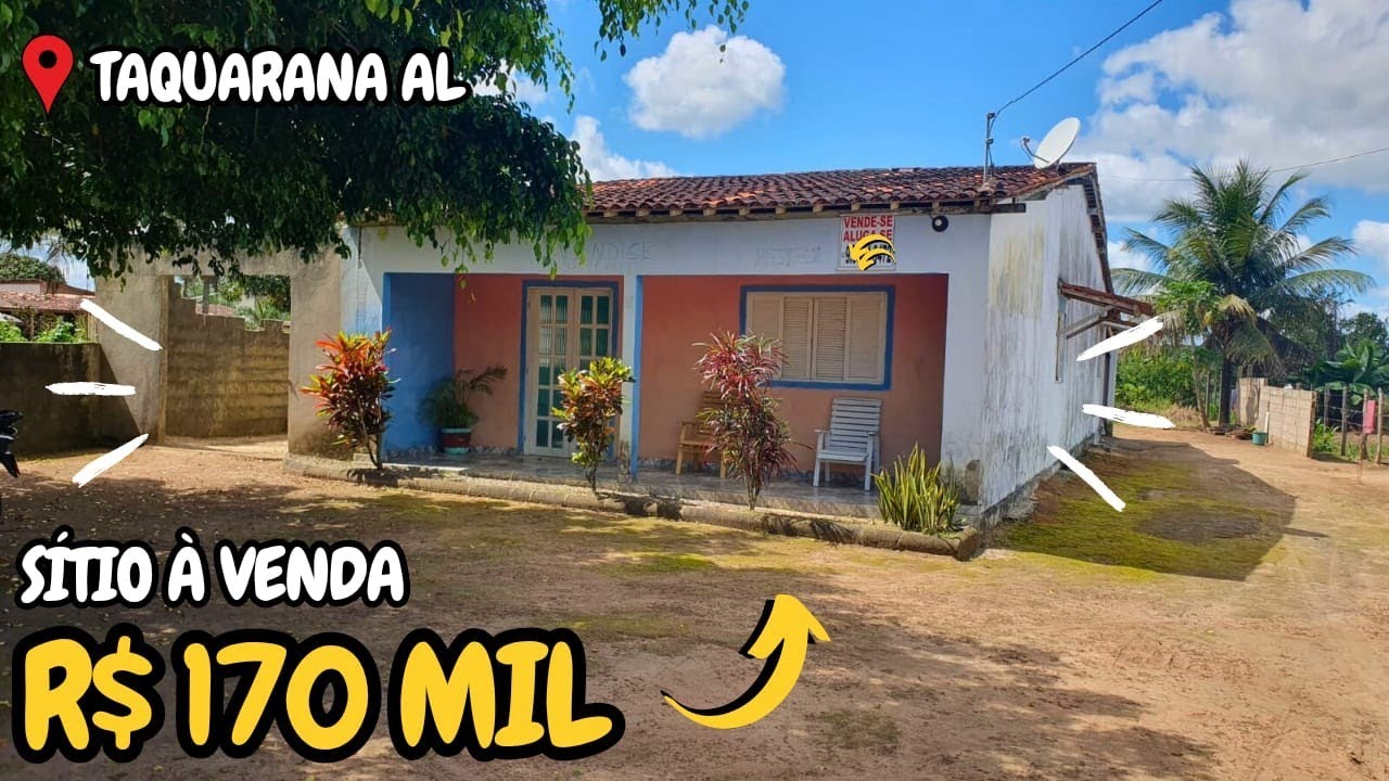 SÍTIO À VENDA TAQUARANA ALAGOAS 