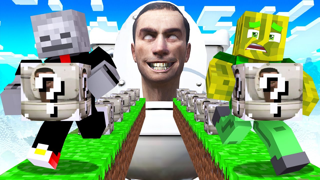 MINECRAFT, ABER mit SKIBIDI TOILET LUCKY BLOCK?!