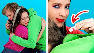 TOP SECRET SPY HACKS FOR COUPLE || Cool Pranks And Funny Situations In Every Relationships