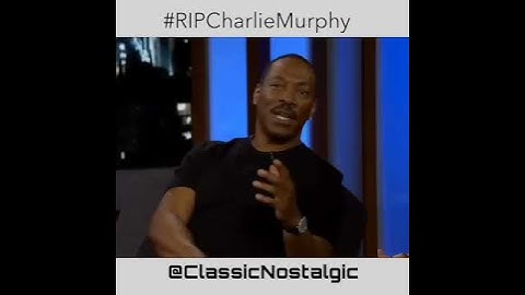 Eddie Murphy Does Hilarious and Spot On Impression of Charlie Murphy