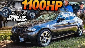 1100HP BMW 335i - Turbo LSX with M3 DCT?! (SCARY FAST)