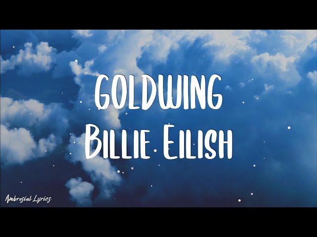 Billie Eilish - GOLDWING (Official Lyric Video) 