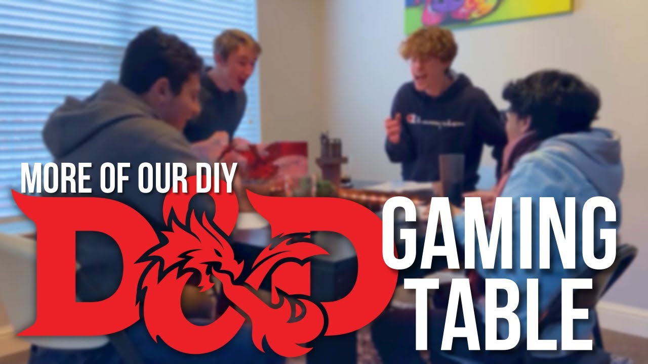 The Revival Of Our DIY Tabletop Gaming Table YouTube