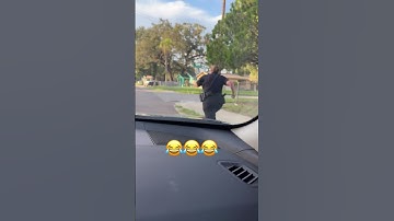 Police Chase Gone Wrong 😂 #cops #police