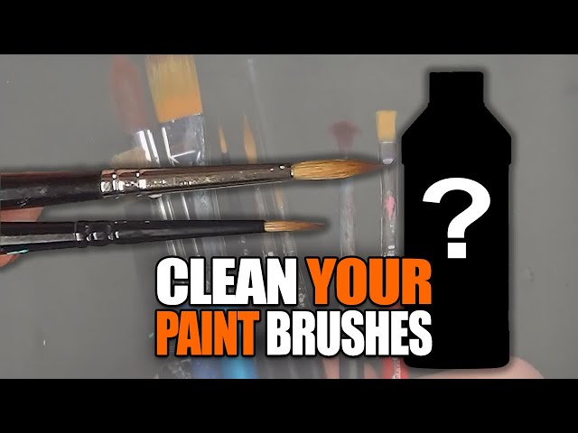 Miniature Paint Brush Cleaning & Maintenance 