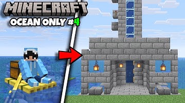 I Built a WORKING ELEVATOR in My Minecraft Ocean World!