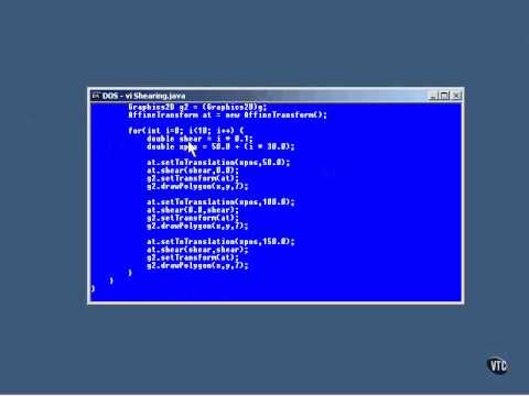 Lesson5 Shearing | Java Graphics Tutorial