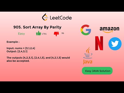 905. Sort Array By Parity | Leetcode Solutions Explained