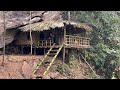 Full Video: 500 Hours of Solo Bushcraft in the Rainforest. Build Bushcaft camp, hunt and cook.