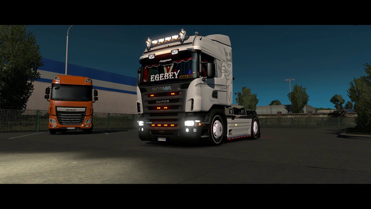 ETS 2 MODİFİYE SCANİA R420 KLİP Azer Bülbül Eşliğinde .. YouTube