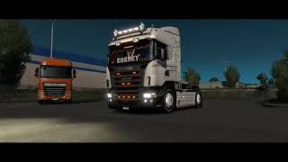 Ets 2 - Modi̇fi̇ye Scani̇a R420 Kli̇p - Azer Bülbül Eşliğinde ..