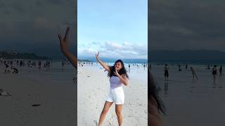 #ImSuperShy challenge beach version(Boracay) NewJeans Super Shy Dance #shorts #newjeans #kpop