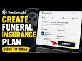 How to create a funeral insurance plan with Forethought - Quick Tutorial