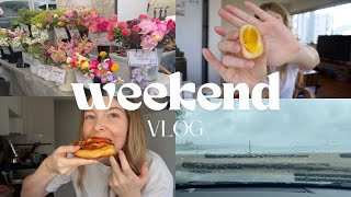 WEEKEND VLOG | Farmers Market, Sephora Haul, Cleaning, Eating