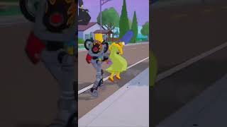 {Fortnite} Simpsons NPC War #fortnite #simpsons #remixshorts
