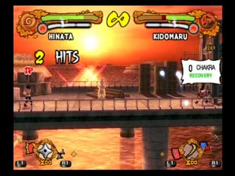 Naruto Ultimate Ninja 4 - PTS Hinata vs The Sound Five Part 1