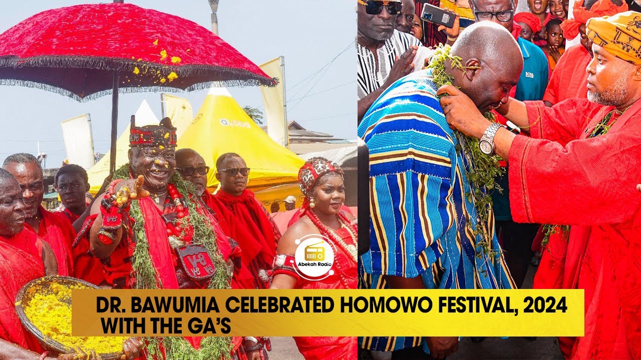 DR. BAWUMIA CELEBRATED HOMOWO FESTIVAL, 2024 WITH THE GA’S #homowo # ...
