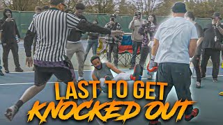 LAST TO GET KNOCKED OUT WINS $1000 SACRAMENTO!
