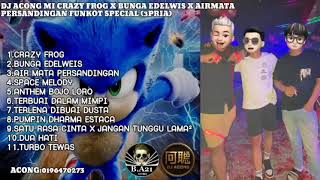 DJ ACONG: MI CRAZY FROG X BUNGA EDELWEIS X AIRMATA PERSANDINGAN FUNKOT SPECIAL (3PRIA)