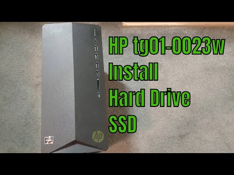 HP tg01-0023w, How to Install Hard Drive/SSD