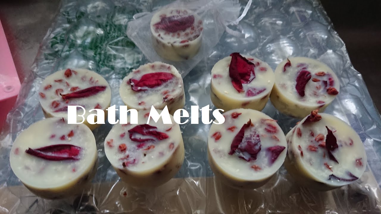 Luxury Bath Oil Melts StarrSoaps YouTube