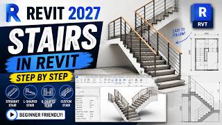 How to Create Stairs in Revit 2027 | Complete Beginner Tutorial