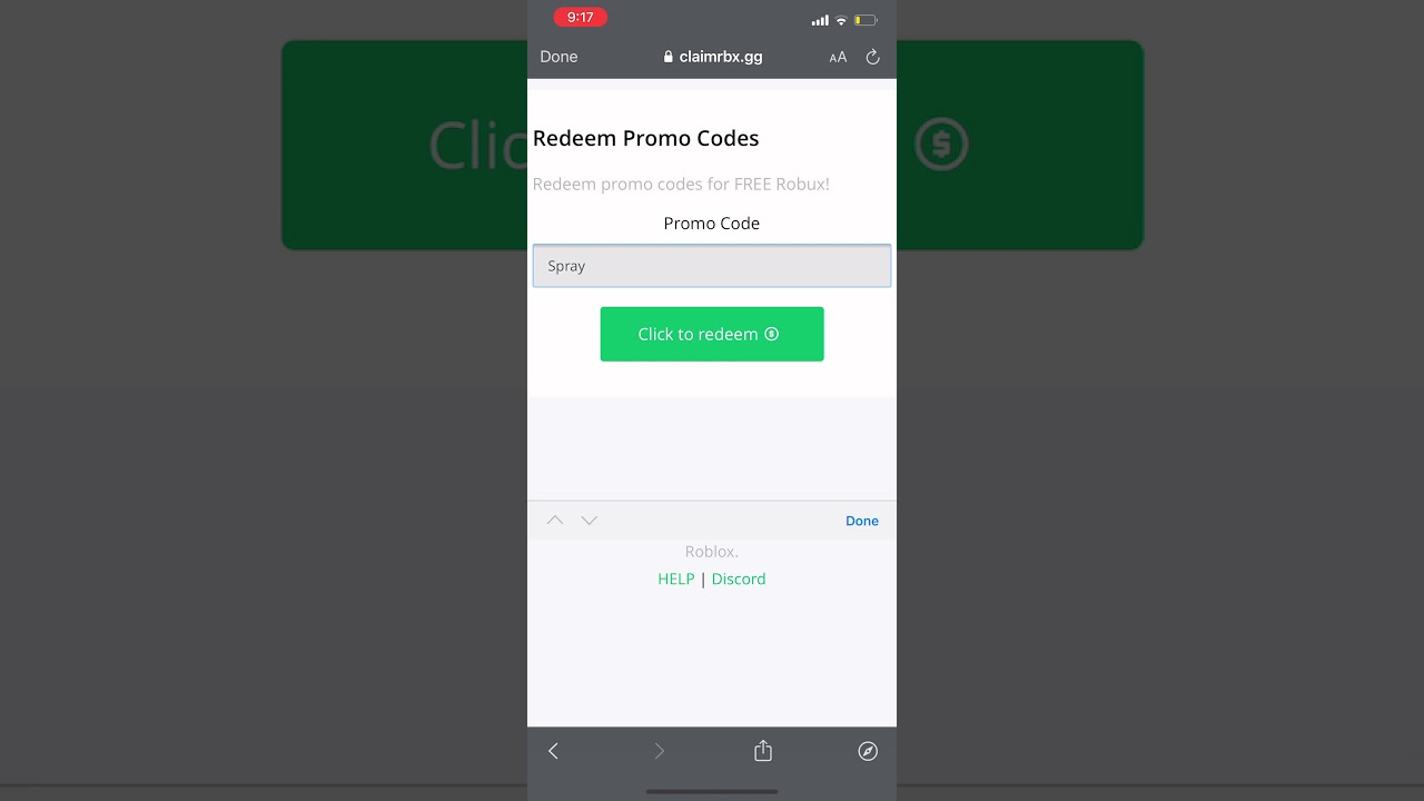 CLAIMRBX.GG Redeem Code (Claim fast) 