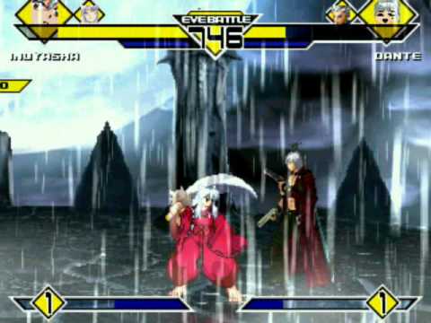 M.U.G.E.N. Team Battle - Inuyash and Sesshomaru Vs. Dante ...