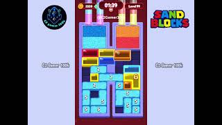 Sand Blocks: Drop Puzzle Level 99 walkthrough gameplay Solution easy 
