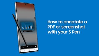 How to annotate a PDF or screenshot with your S Pen screenshot 4