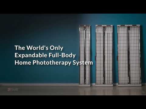The SolRx E-Series Expandable Full Body Home Phototherapy Device
