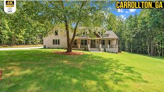 Moving to Carrollton GA? This Executive Luxury Home For Sale is a Must See - No HOA with 2.3 Acres!