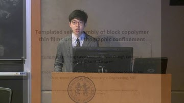 Templated self-assembly of block copolymer thin films under lithographic confinement