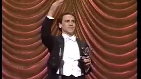 Robert Lindsay wins 1987 Tony Award for Best Actor...