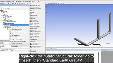Perform Static Analysis of Pipeline Model in ANSYS