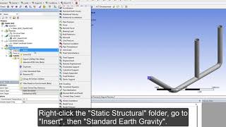 Perform Static Analysis of Pipeline Model in ANSYS
