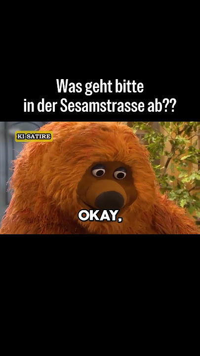 Was geht bitte in der Sesamstraße ab?? #fake #ki #satire
