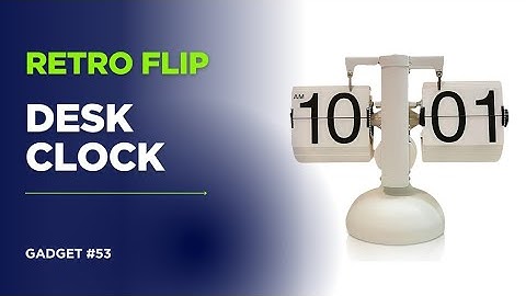 Retro Flip Clock: A Stylish Vintage Timepiece for Home & Office! ⏳
