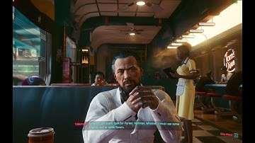 Cyberpunk2077 - Toms Diner  X-Files NPC finally fixed - Patch 1.3