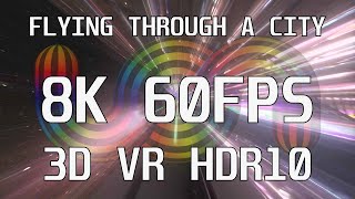 [8K60 HDR STEREOSCOPIC VR] PSVR2 City Flythrough 30 minute chill ride (STEREO 3D) by UON Visuals 6,591 views 1 year ago 30 minutes